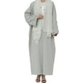 thumbnail image 1 of Abayas pour Femmes Musulmanes avec Hijab, Robes de Prière Islamiques pour l'Aïd pour Femmes, Abaya Ouverte pour Filles, 1 of 12