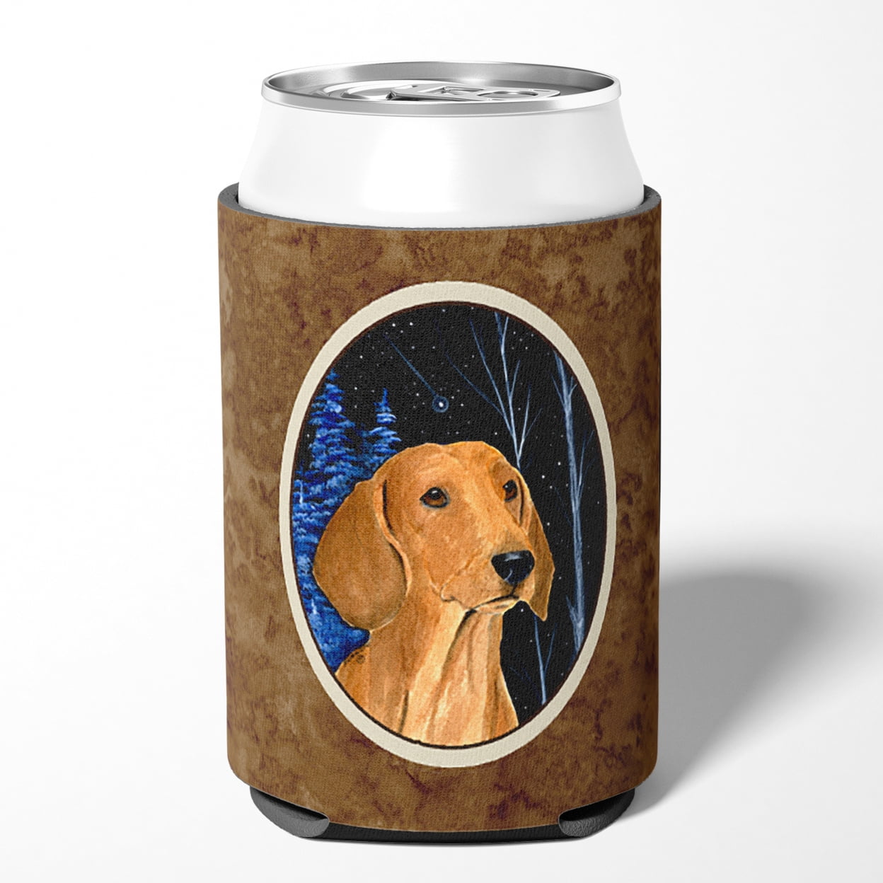 Carolines Treasures SS8379CC Starry Night Dachshund Can or Bottle Hugger Can Hugger multicolor