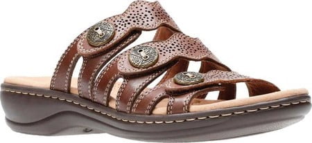 clarks womens leisa grace slide sandals