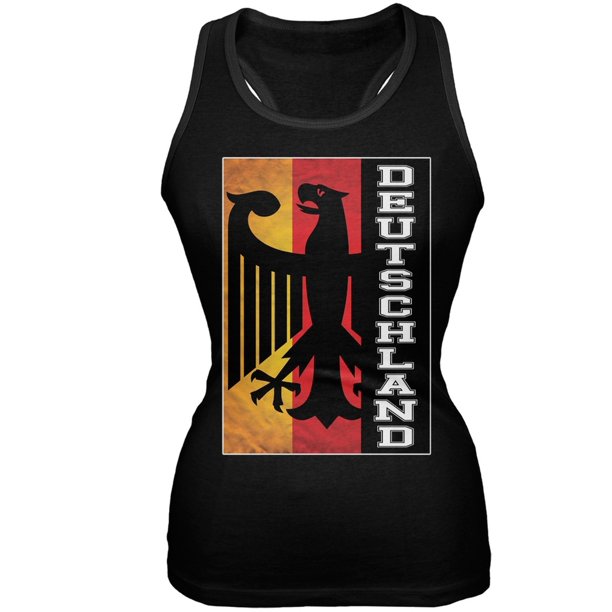 Fifa World Cup Germany Deutschland Eagle Silhouette Black Juniors Tank Top Large Walmart Com Walmart Com