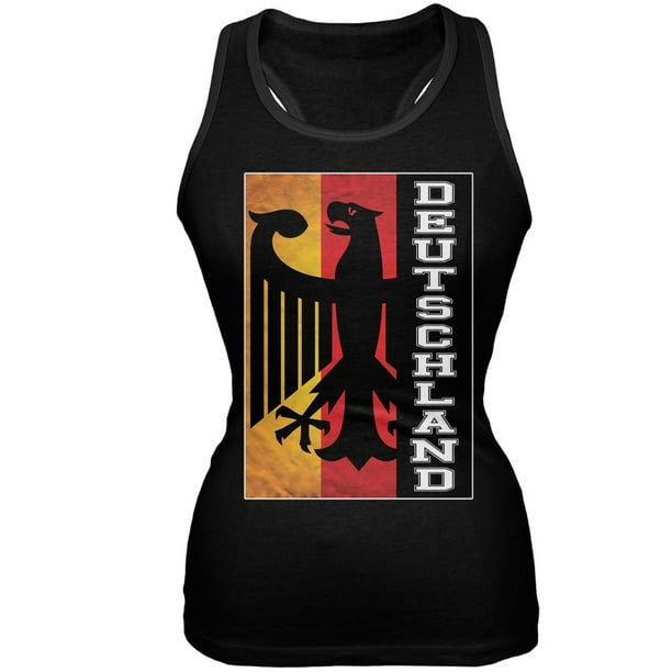 Fifa World Cup Germany Deutschland Eagle Silhouette Black Juniors Tank Top Large Walmart Com Walmart Com
