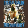 thumbnail image 3 of Italian Brainrot T-shirt Funny Gen Z Internet Meme Trend Men's Tee, 3 of 7