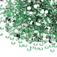 thumbnail image 1 of Paquete de 10000 Strass de Resina con Respaldo Plano, Cristales de 3mm para Manualidades/Ropa/Decoración de Uñas [Verde Claro], 1 of 6