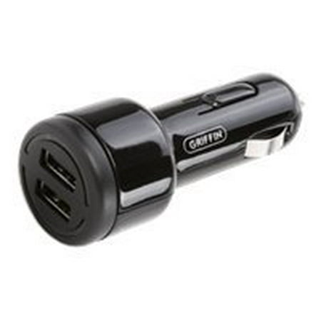 Griffin PowerJolt Dual Universal - Car power adapter - 2 output connectors (USB) - for HTC Aria, Droid Incredible; Motorola DROID 2; CLIQ XT with MOTOBLUR; Samsung SGH-t959
