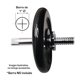 thumbnail image 3 of Disco de Peso Athletic Works 5 Kg Negro WMW-200-5KG, 3 of 4