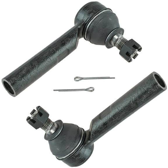 TRQ Outer Tie Rod End Pair LH & RH for Toyota 4Runner FJ Cruiser Lexus GX470 PSA55455