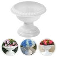 thumbnail image 1 of Luxshiny 2Pcs Vintage Rustic Urn Planter Flower Pot White Classical Design Wedding Decor Family Friends, 1 of 8