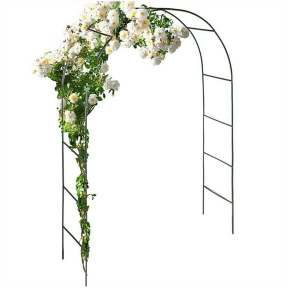 QISHENSHUI Rustproof Metal Garden Patio Arch a Durable Rose Arbour and Archway Designed as Climbing Plant Trellis Ideal for US Gardens to Blend Weather Resistance with Elegant Greenery Support