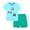 Light Blue, variant on Jinhomg Toddler Boys Summer Sets 2 Piece Soft Cotton Outfits Cute Animal Cartoon Graphic Tees with Elastic Waist Shorts Casual Daily Wear Red 6 Years