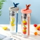 thumbnail image 5 of Botella de agua con pajita, jarra de agua potable grande portátil con correa ajustable para el hombro, para gimnasio, exteriores, Camping, deportes, viajes, 5 of 8