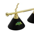thumbnail image 2 of North Dakota State University 3 Shade Billiard Light with Brass Fixture, 2 of 5