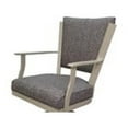 thumbnail image 3 of Pemberly Row Counter 26" Swivel Metal Bar Stool-Mojave Grey Fabric-Beige Frame, 3 of 3
