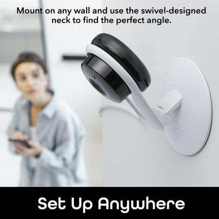Geeni Aware 1080p Indoor Smart Home Security Camera with 2-Way Talk, Night Vision and Motion Alerts, Works with Alexa and Google Assistant, No Hub Required, White (2 Pack)