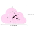 thumbnail image 2 of FUTUREORYY 1Pcs Simple Design Desktop Clock Nordic Style Clock in Pink for Bedroom Use, 2 of 8
