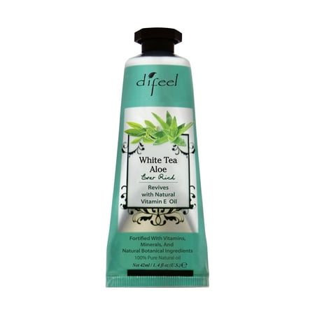 Sunflower Difeel Hand Cream, White Tea & Aloe, 1.4 Fl Oz