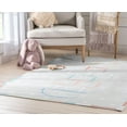 thumbnail image 6 of Well Woven Kids Rugs Hopscotch Modern Multi Printed Distressed Machine Washable 3'3" x 5' Area Rug, 6 of 7