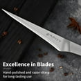 thumbnail image 4 of 3PCS Paring Knife, Stainless Steel Paring Knife Set, Ultra Sharp Small Kitchen Knife for Vegetable, Fruit Carving Knives, 4 of 7