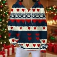 thumbnail image 2 of Atogsazn Womens Christmas Knitted Sweater Casual Graphic Long Sleeve Pullover Sweatshirt Fall Winter Clothes Navy L Fashion, 2 of 5