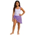 thumbnail image 4 of Tween Girls Swimming Suit Cartoon Print Swimsuit Piece with Cute Matching Top Bathing Suit Swimwear, 4 of 5