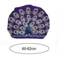 thumbnail image 4 of Cheers.US Turban for Women Peacock Pattern Embroidery Brimless Cap Bonnet Beanie Cap Headwrap, 4 of 8