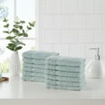 thumbnail image 2 of Clorox Bleach Friendly 12 Piece Washcloth Set, 12 x 12, Mineral Blue, 2 of 7