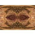 thumbnail image 1 of Ahgly Company Indoor Rectangle Patterned Blood Red Brown Area Rugs, 2' x 3', 1 of 6