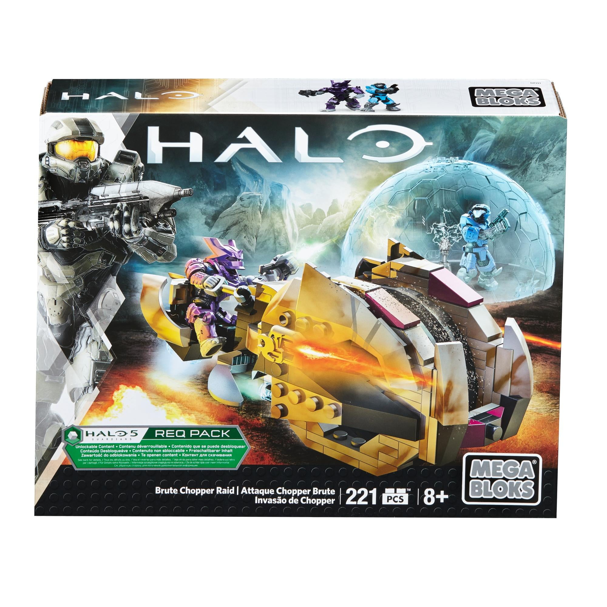 years old Mega Construx Halo Wars 2 Banished Ghost Rush Building Set 90 pcs 8 