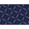 thumbnail image 1 of Ahgly Company Machine Washable Indoor Rectangle Transitional Deep Periwinkle Purple Area Rugs, 2' x 3', 1 of 7