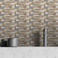 thumbnail image 5 of 3D Textured Brick Wall Tile Stickers Rustic Style Realistic Brick Wall Decals For Living Room Bedroom Bathroom Home Decor Upgrade Monthly Baby Cards, 5 of 5