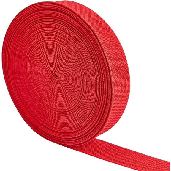 Ultra Wide Thick Flat Elastic Band Webbing Garment Sewing Accessories Red 30mm