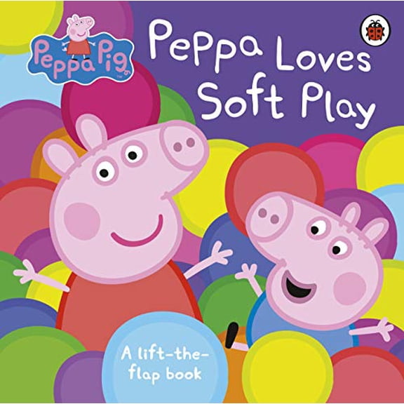 Pre-Owned Peppa Pig: Peppa Loves Soft Play: A Lift-the-Flap Book Paperback