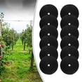 thumbnail image 4 of 12Pcs Tree Mulch Ring Fleece Grass Control Protector Mat Cloth Non-Woven Fabric, 4 of 10
