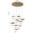 thumbnail image 4 of Eurofase Lighting - Lagatto - 198W 9 Led Chandelier In Modern And Contemporary, 4 of 4