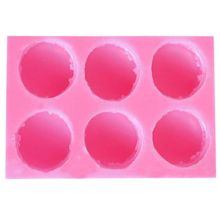 

NUOLUX 6-Cavity Macaron Silicone Molds Cake Decorating Tools DIY Baking Mold for Candy Dessert Chocolate Fondant