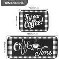 thumbnail image 2 of Retro Honey Bees Wildflowers Kitchen Mat Set of 2 Anti-Fatigue Kitchen Rug Set Non Slip Foam Cushioned Kitchen Runner Rugs and Mats Comfort Standing Mat for Farmhouse Doormat Laundry, 2 of 6