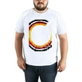 thumbnail image 4 of Men Oversize T-ShirtPainting (34) Summer Casual Short Sleeve Crew Neck Loose Tee Tops XS-5XL, 4 of 5
