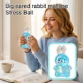 thumbnail image 3 of 2026 Edition Shimmering Big Eared Rabbit Squeeze, High-Quality Maltose Stress Relief - Crystal Bunny Fidget, Hand-Pinching Sensory Toys, Soft Squeeze Decompression Dough for Adults, 3 of 3
