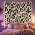 thumbnail image 2 of Large and Small Watercolor Leopard Spots on Cream Background, Calming Boho for Wildlife Lovers, Animal Decorative Wall Art, Housewarming Gift Tapestry Wall Hanging for Bedroom and Living Room, 2 of 7