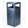 thumbnail image 1 of Commercial Zone 73290199 Dome Lid Square 42 Gallon Waste Container Bin, Black, 1 of 5