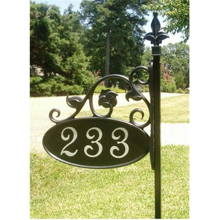 Crystal Clear Signs 48PA 48 in. Park Ave Address Sign