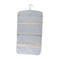 thumbnail image 3 of Collar colgante de joyería colgante de colgilla collar de almacenamiento pared, soporte de aretes soporte para la puerta para la puerta del hogar, Gris, 3 of 8