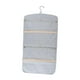 thumbnail image 3 of Organizador de joyas colgante, soporte para collares, soporte para collares de doble cara Gris, 3 of 9