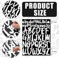 thumbnail image 2 of 520 Self-Adhesive Letters, 10 Sheets 2.5 cm 5 cm Capital Letters Stickers Practical Letters(White), 2 of 5