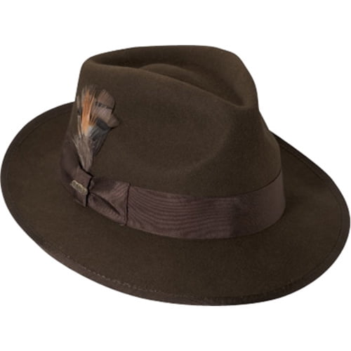 wool felt snap brim hat 
