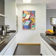 thumbnail image 3 of Epic Art 'Rooftops in Color II' by Nikki Galapon, Acrylic Glass Wall Art, 24"x36", 3 of 3