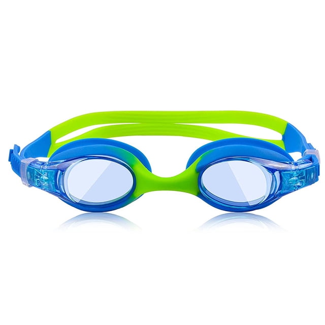 Gafas de natación para niños de 3 a 14 años, gafas antivaho para niños con correa ajustable, puente nasal flexible WD.WDQZL Hogar