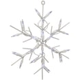 thumbnail image 4 of Northlight 13" White LED Lighted Snowflake Christmas Window Silhouette, 4 of 6