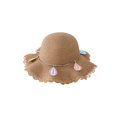 thumbnail image 2 of Seyurigaoka 2Pcs Little Girls Summer Cute Hat Bag Sets, Colorful Balloon Decoration High Top Anti-Dust Cap + High Capacity Messenger Bag, 2 of 6