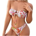 thumbnail image 1 of Traje de baño para mujer Split Bikini Print Color Sexy Thin Vacation Ladies Traje de baño Fridja nalpqowj60805, 1 of 9