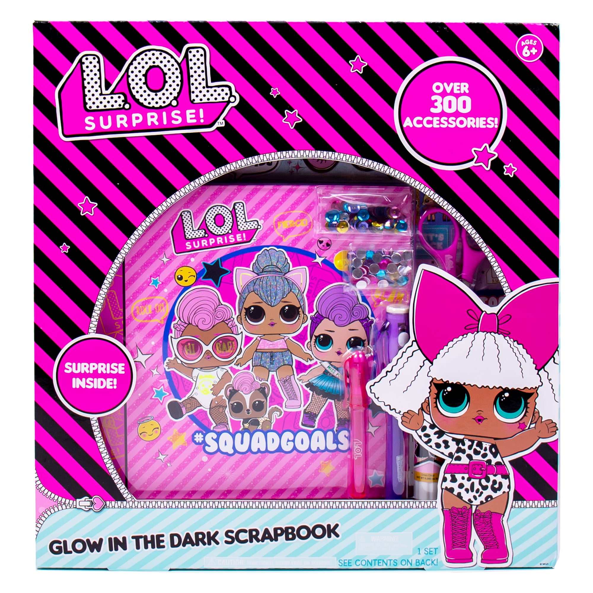 Surprise Glow-In-The-Dark Scrapbook by Horizon Group USA us toys HORCD 765940846599 L.O.L